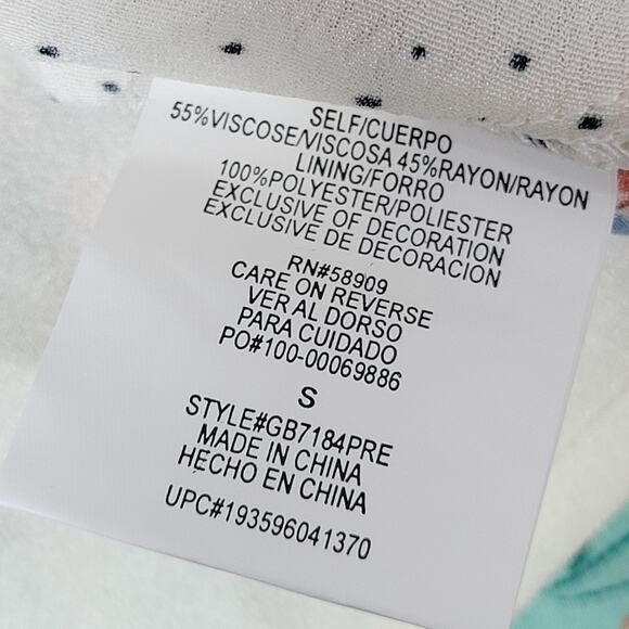 GB Floral Tie Front Cut Out Flowy Summer Tank‎ Dress S NWT - Picture 8 of 11